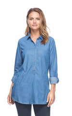 Popover Denim Tunic