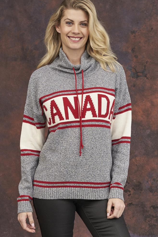 Canada High Neck Sweater