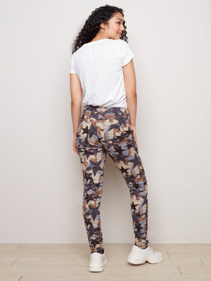 Crinkle Suede Jogger