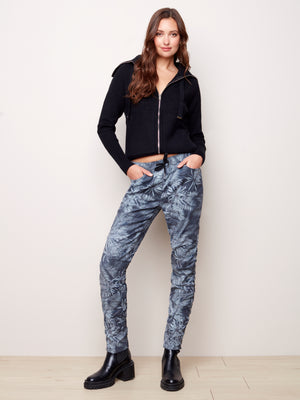 Crinkle Suede Jogger