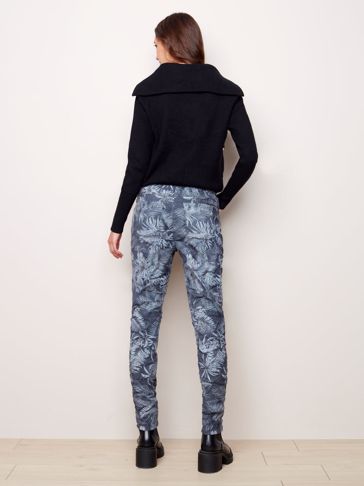 Crinkle Suede Jogger