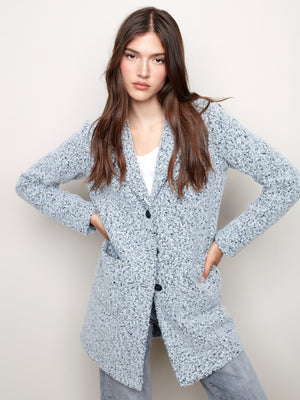 
            
                Load image into Gallery viewer, Plaid Boucle Coat
            
        