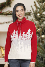 Snowy Trees Sweater