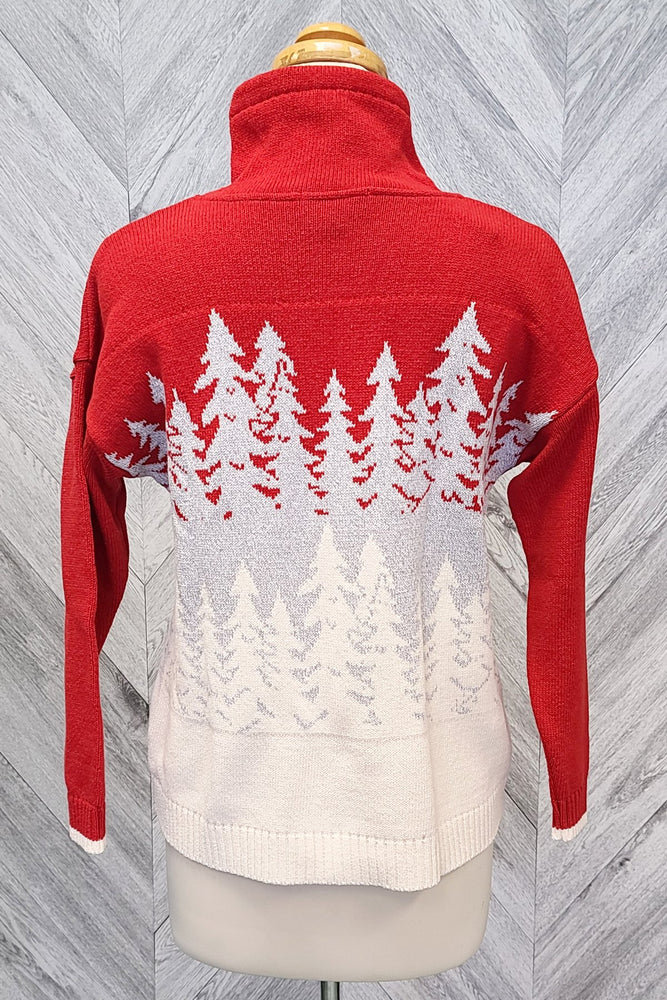 Snowy Trees Sweater