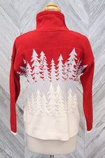 Snowy Trees Sweater