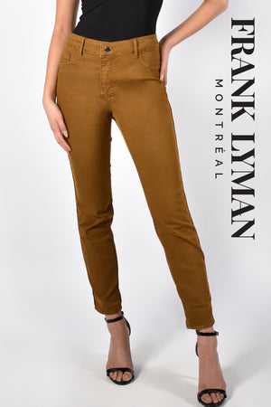 Reversible Floral Jeans (Cognac)