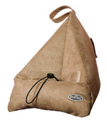 Brown book seat bag for electronics Pazazz Shelburne