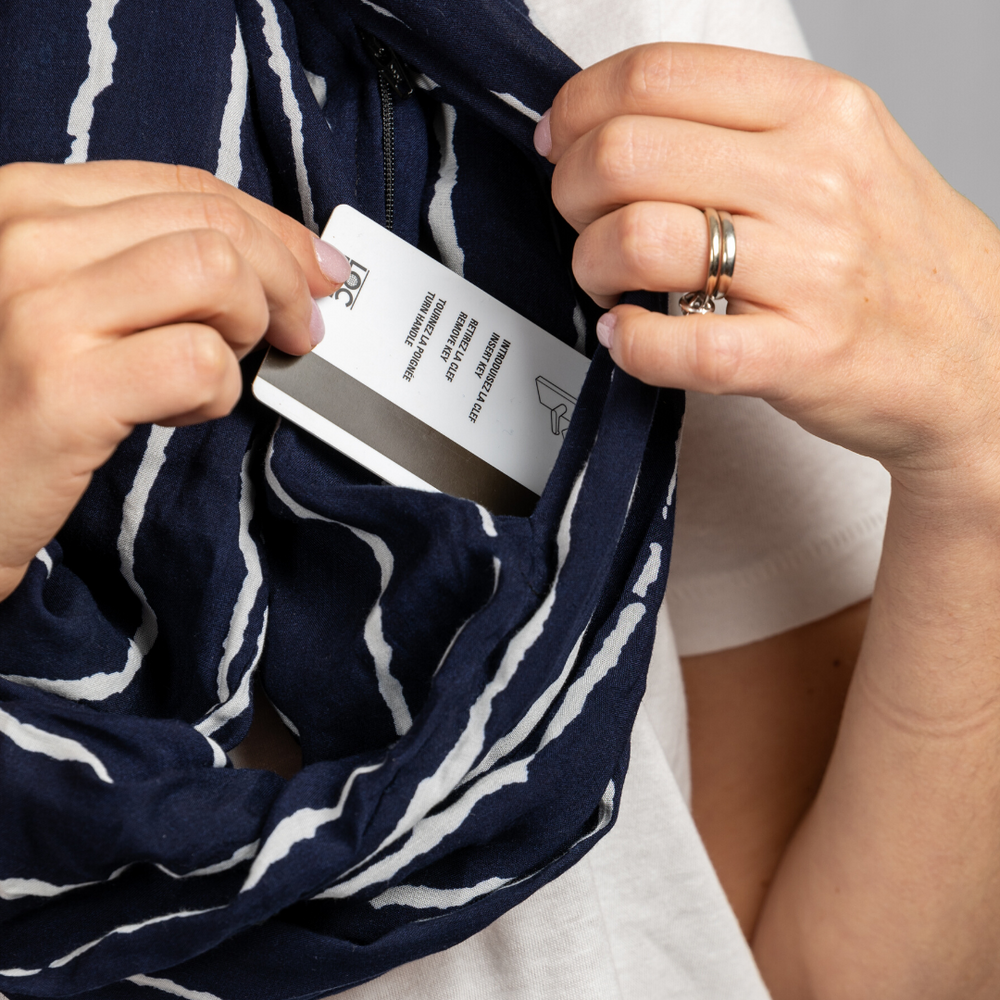 Pokete Hidden Pocket Infinity Scarf