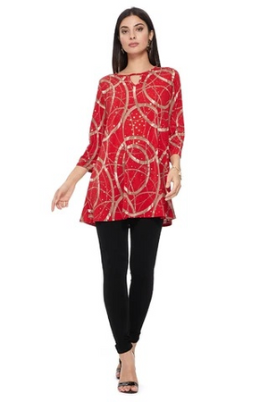 Swirls Sparkle Tunic
