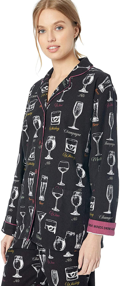 Pazazz great minds drink alike PJs, shop ladies clothes